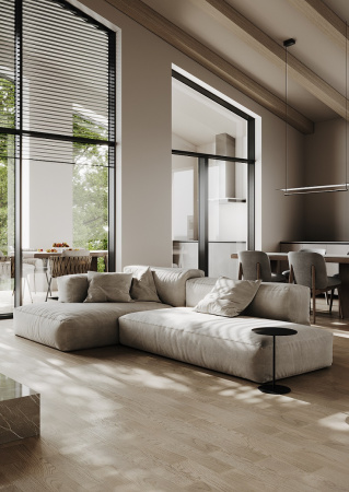 Кварцевый паркет Quartz Parquet Штучный паркет Дуб Пряная Ваниль 44-1258-05 5/ 0,6 мм